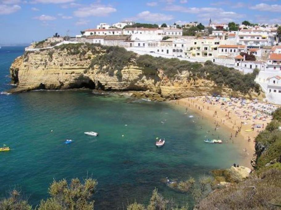 Apartamento Encantador A 100M Da Praia Carvoeiro  Exterior foto
